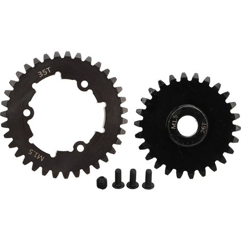 Pignon droit RC 35T acier résistant à l'usure M1.5, finition précise, jeu de pignons pour TRAXXAS 1/5 6S 26T (1/5)
