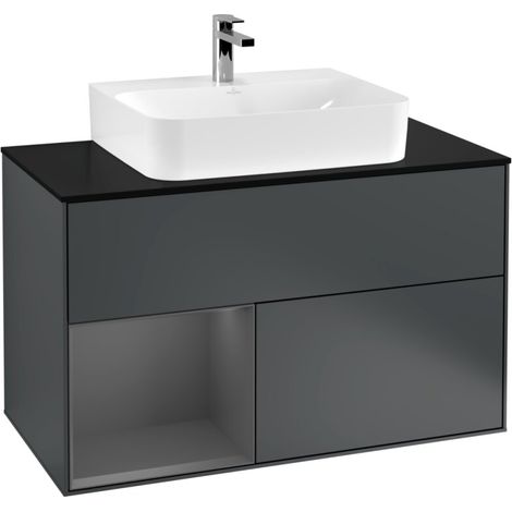 Villeroy & Boch G112GKHG Armoire sous lavabo Finion G11 (1/2)