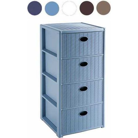 Cajonera de 4 cajones 40X40 h 80 Moka Stefanpl