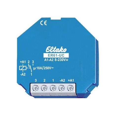 [GEBRAUCHT] Eltako Er61 Uc Schaltrelais Wechsler Relais Installationsrelais Universalrelais B-Ware (1/2)