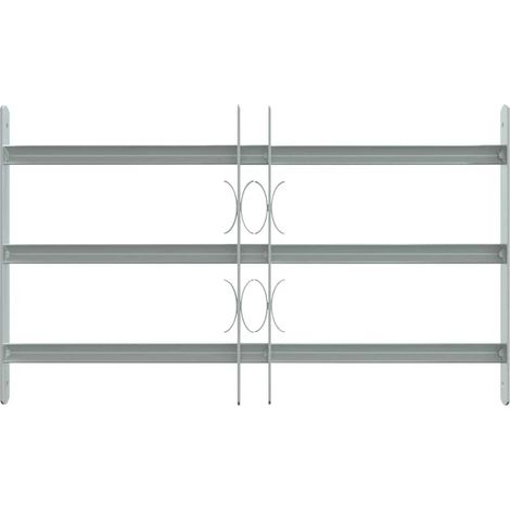 Grille réglable de sécurité de fenêtres et 3 barres 500-650 mm