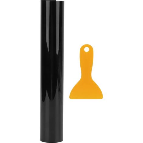 Film teinté universel 20 x 150 cm pour vitres de voiture, protection UV, pare-soleil de pare-brise avec raclette (1/5)