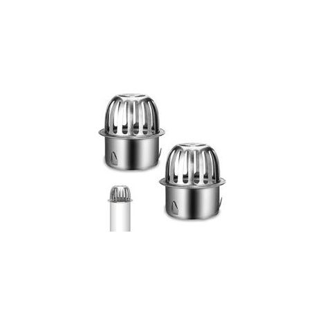 Lot de 2 Filtres de Gouttière, Grille de Protection pour Gouttiere, Protection Gouttière Anti Feuille, Tuyau de Descente pour Gouttière pour Aider à Garder Le Drain Dégagé (1/5)