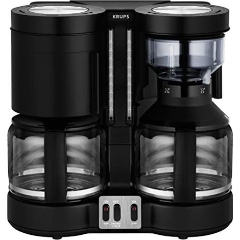 Krups KM850811 Duothek Plus Macchina da caffe' a filtro 1 L 2200 W doppio sistema di infusione colore Nero (1/5)