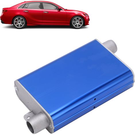 Auto-Modifikationsset mit Standheizung, Schalldämpfer aus Aluminiumlegierung, 24-mm-Diesel-Auspuffrohr, blauem Schalldämpfer (1/5)
