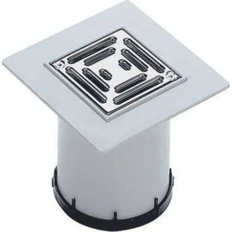 DALLMER Attacco PVC-EN 10, griglia avvitata, 100 x 100 mm, 510150