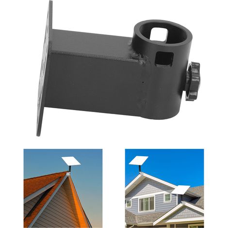 Kit de montage en aluminium pour montage mural court Starlink, adapté aux constructions à faible hauteur sous toit, compatible avec Starlink V2 et Starlink haute performance. (1/5)