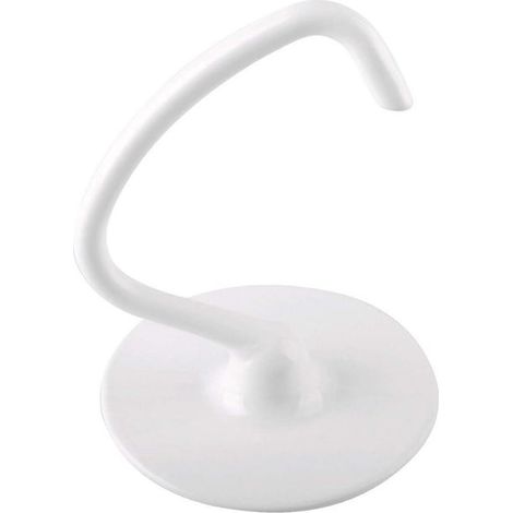 Crochet pétrisseur compatible KitchenAid K45, K45SS, KSM90, batteur sur socle inclinable 4,5 Qt, accessoire pain pour mixeur, spirale inoxydable, pièce de rechange Poweka (1/4)