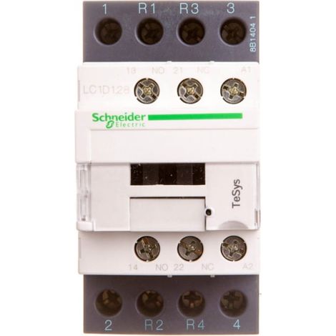 Contactor TeSys Deca 12A 2NO 2NC 110V CA 1NO 1NC LC1D128F7