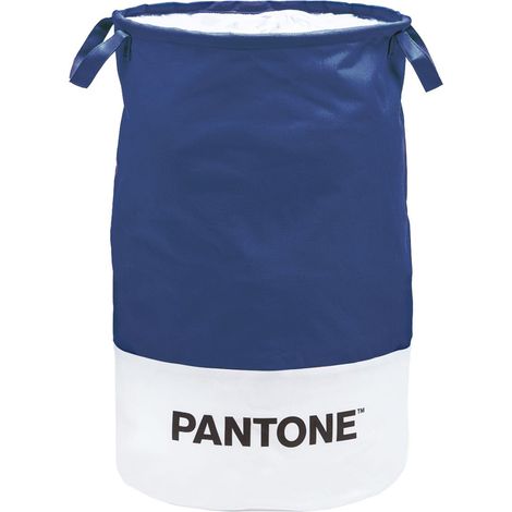 Panier à linge, porte-objets et jouets imperméable pour enfants, panier à linge sale et porte-objets avec poignées et cordon de serrage en coton, 36 x 60 cm (1/5)