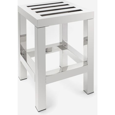 BATHBAZAAR - Tabouret PLAZZA en inox (1/5)