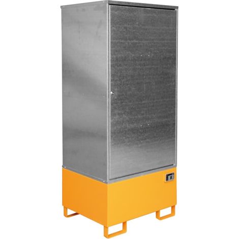 Bauer Südlohn Armoire à produits dangereux GS-1, laquée, orange jaune