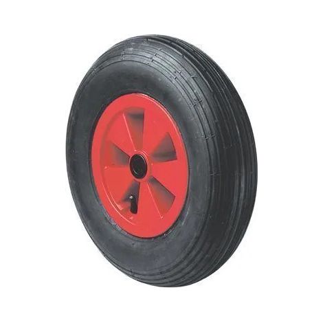 Pneumatisches Förderrad Gummi schwarz 400 mm, 200 kg