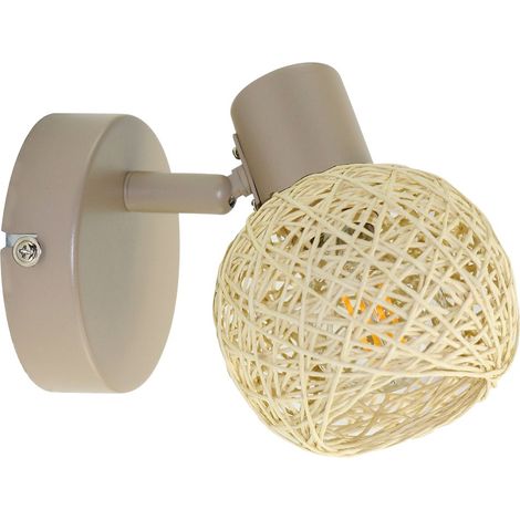 Aplique de pared moderno de cachemir, pantalla decorativa, 1 bombilla E14 de 10 W DEX Milagro (1/5)