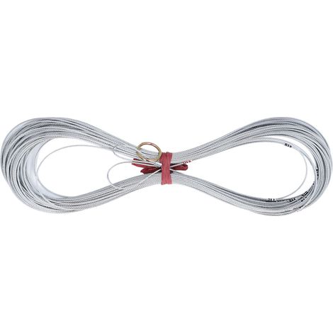 Corde de mesure de puits profonds de 50 m, échelle transparente, sans rétrécissement, portable, en fil d'acier, pour la construction (1/5)