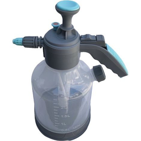 3-Liter-Drucksprüher, säure- und laugenbeständig – Schaumsprüher für Garten, Desinfektion, Autowäsche und Schutzfolien, 1 Stück, Weiß