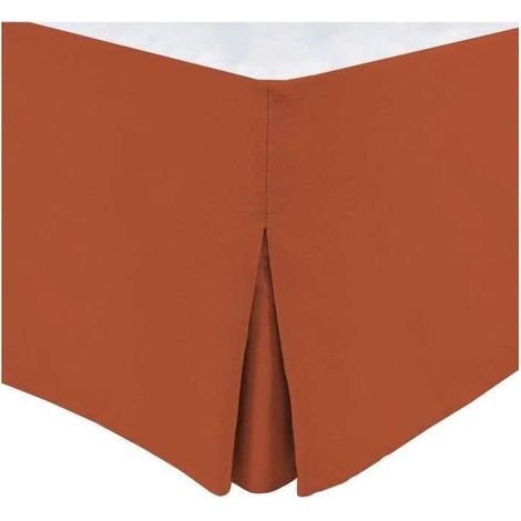 Sommier cachette HOME LINGE PASSION 160 x 200 cm + 30 cm Terracotta