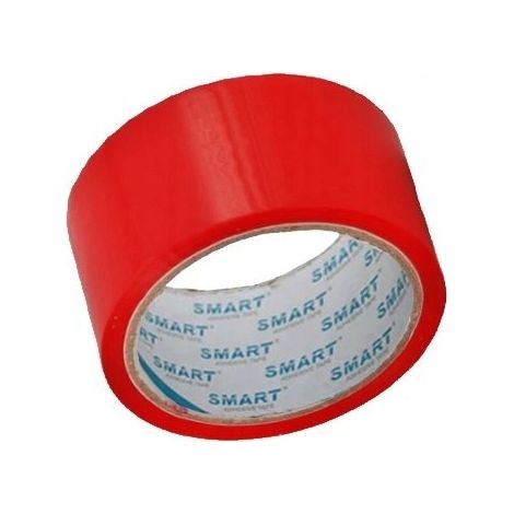CINTA DE EMBALAJE 48/50 ROJA ADHESIVA FUERTE 48/50y ROJA