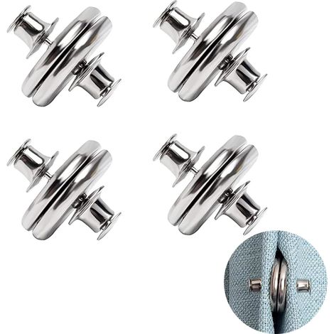 4 pièces Embrasses Rideau magnétique, Aimant pour Rideaux et Rideau de Douche - Accessoires puissants Anti-Vent pour Nappe et Voilage