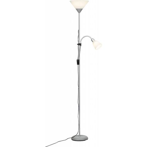 Brilliant LED Deckenfluter mit Lesearm 180 cm Sparli weiß (1/3)