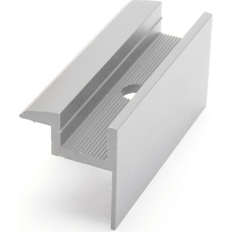 Morsetto Terminale - altezza del modulo 50 mm  (Alluminio) (1/5)