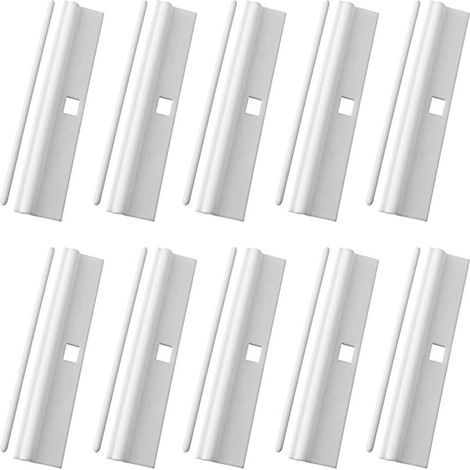 Ensemble de 10 accessoires pour stores verticaux, pièce de suspension sans joint de 89 mm, pièce de suspension simple (1/5)