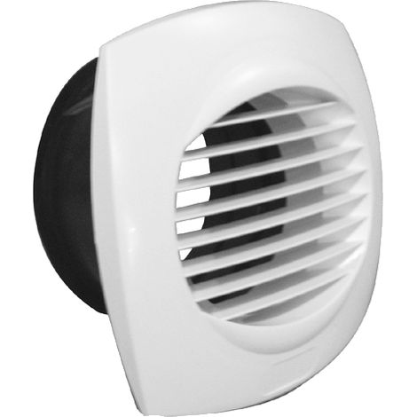 Bouche d'extraction à lamelles fixes, D 125 mm, à manchette longue S&P (UNELVENT) 857588
