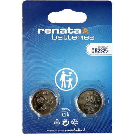 Renata Boîte de piles bouton CR 2325 3 V 2 pc(s) 190 mAh Li-MnO2