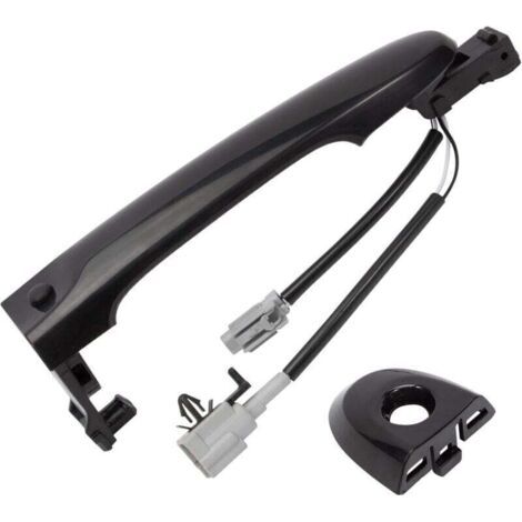 Poignée de porte extérieure avant gauche côté conducteur tible avec Nissan Juke F15 2010-2022 Noir 80644-1FA5A 80644-3WC2A 80640-3WC2A (1/4)