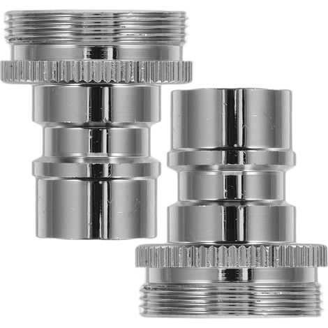 Adaptateur de Robinet en Cuivre 24mm Filetage Fin 2 Pièces (1/5)