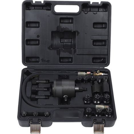 – Extracteur d'injecteur diesel pneumatique – 21 pièces en métal – Compatible avec plusieurs tailles d'injecteurs – Pression 5 à 8 bars (1/5)