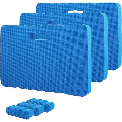 Juego de 3 cojines para arrodillarse en el jardín，46 x 28 x 4 cm，jardinería y bañar al bebé (azul) (1/5)