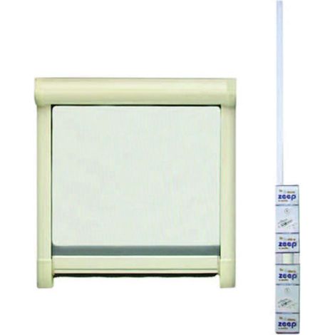 Zanzariera Kit A Molla Frizionata Colore Bianco cm. 80x170h.