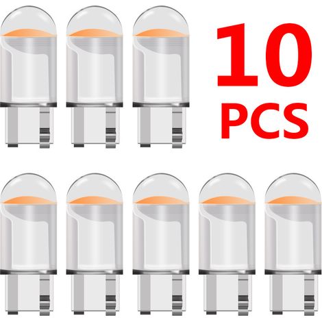 Ampoule automobile LED, lot de 10 unités, réf. T10, pour l'éclairage et le remplacement dans les véhicules.-AquaForge (1/4)
