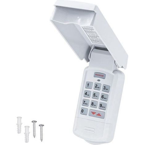 Clavier D'Ouvre-Porte de Garage Universel Sans Fil -R, Compatible avec Genie, Porte Basculante, Ouvre-Porte de Garage (1/4)