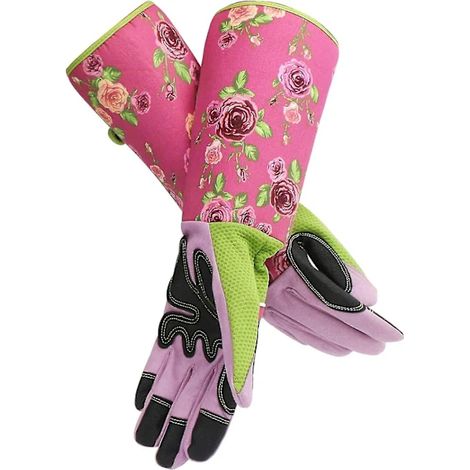 Filiyano-Gants de jardinage longs à manches longues pour femmes, protégeant les coudes et résistants aux épines (1/4)