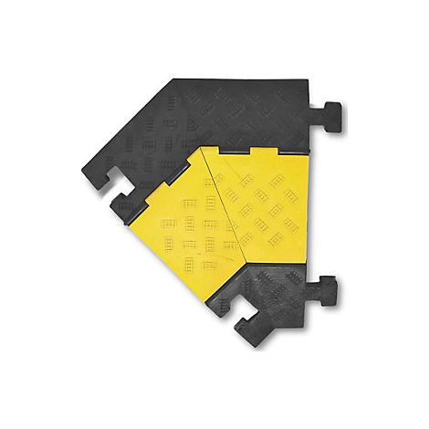 Certeo  Canalina passacavi  altezza 75 mm  raccordo a gomito