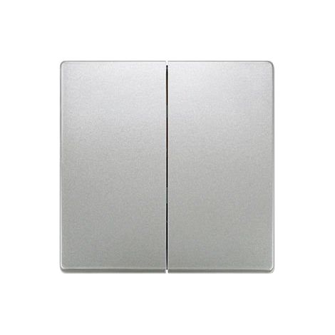 Tecla doble interruptor platino metalizado Siemens Delta Style 5TG72701PM00