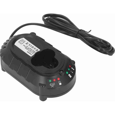 Caricabatterie al litio per Makita BL1013 BL1014, alimentatore automatico 100-240V, spina europea, robusto alloggiamento in ABS e PC. (1/5)