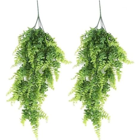 plantes artificielles suspendues, plante grimpante persane, feuilles vertes artificielles, plantes artificielles pour intérieur et extérieur, balcon, pot, décoration de mariage et de jardin (1/4)