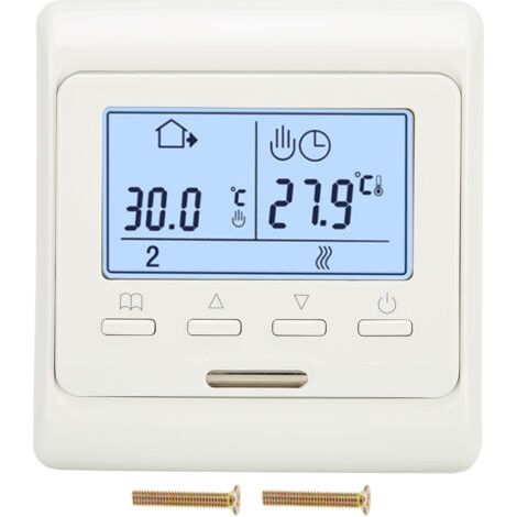 Wandthermostat AC180V-230V für Fußbodenheizung und Warmwasser, Temperaturregler (1/5)
