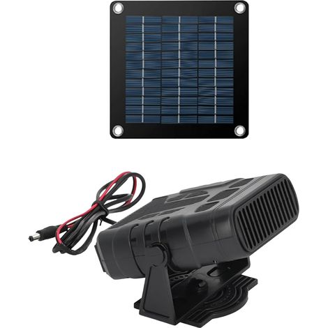 Chauffage solaire de voiture 12 V 2 A Dégivreur d'hiver 20 W Panneau solaire monocristallin Panneau solaire automatique Chauffage de panneau solaire pour voiture, poulet, chaton, chiot (1/5)