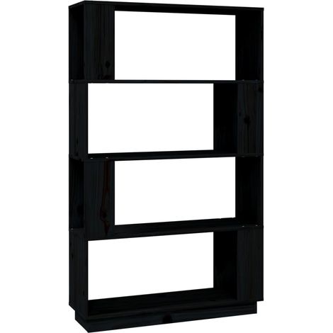 Maison Exclusive - Libreria/Divisorio Bianco 80x25x132 cm Legno Massello di Pino