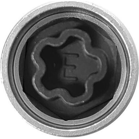 Clé à douille antivol 17 mm pour écrou de roue de sécurité Audi A6 A3 A4 A5 TT – Acier – Démontage écrous de blocage sécurisé (1/5)
