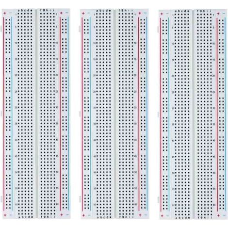 Carte d'Expérimentation 830 Points sans Soudure - Platine d'Essai PCB pour Arduino U - FOLAYA (1/2)