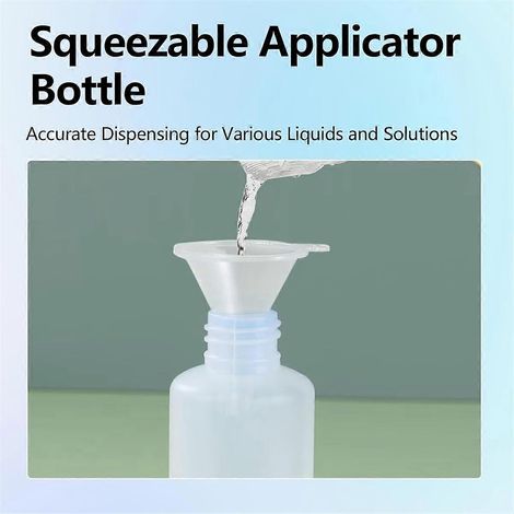 Flacon applicateur 30 ml (1 oz) avec embout fin et entonnoir intégré pour vos projets de bricolage - FFY (1/4)