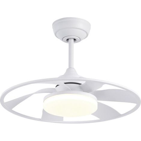 Ventilatore da soffitto DC Celsius 26W Bianco 6 Pale (1/2)