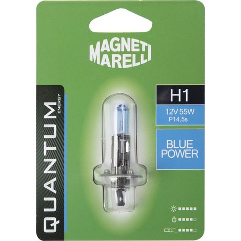 Magneti Marelli H1 lampadina singola auto blue power 12V 55W attacco P14,5s (1/3)