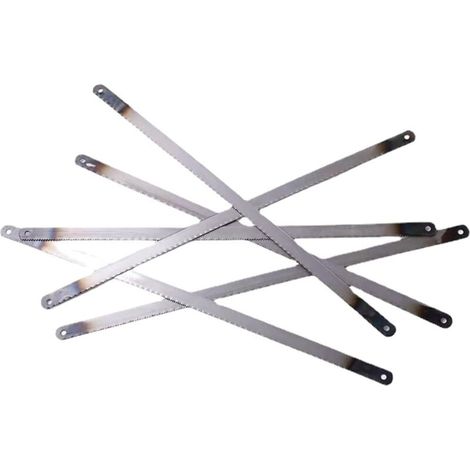 Lame de Scie,Lame de Scie a Metaux,Lame Scie a Metaux,Pour le Travail Du Bois, l'acier au Carbone, Les Supports de Scie à Métaux, Etc.10 Pièces (1/5)