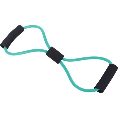 Élastique élastique de résistance pour l'entraînement, corde élastique, tube de fitness pour le yoga et la salle de sport (vert) (1/5)